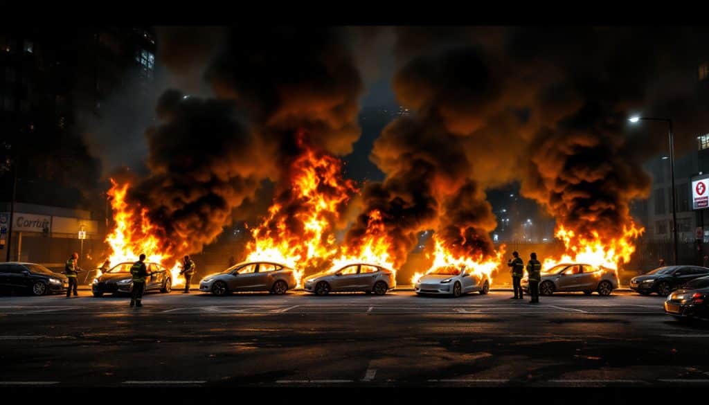 découvrez les faits réels et les risques associés aux incendies de voitures électriques, en les comparant avec ceux des véhicules traditionnels pour mieux comprendre leur sécurité.