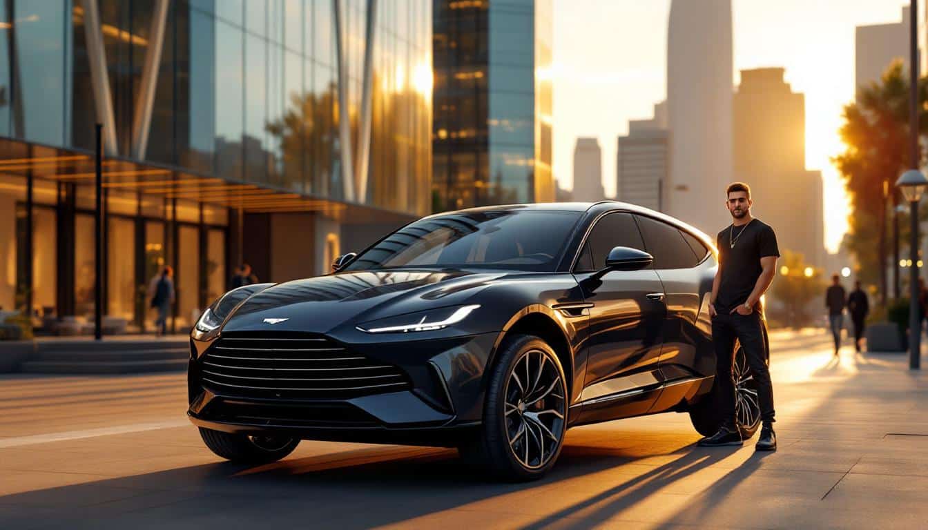 découvrez l'aston martin dbx 707, le suv de luxe dévoilé en exclusivité par squeezie. performance, design et élégance au rendez-vous.
