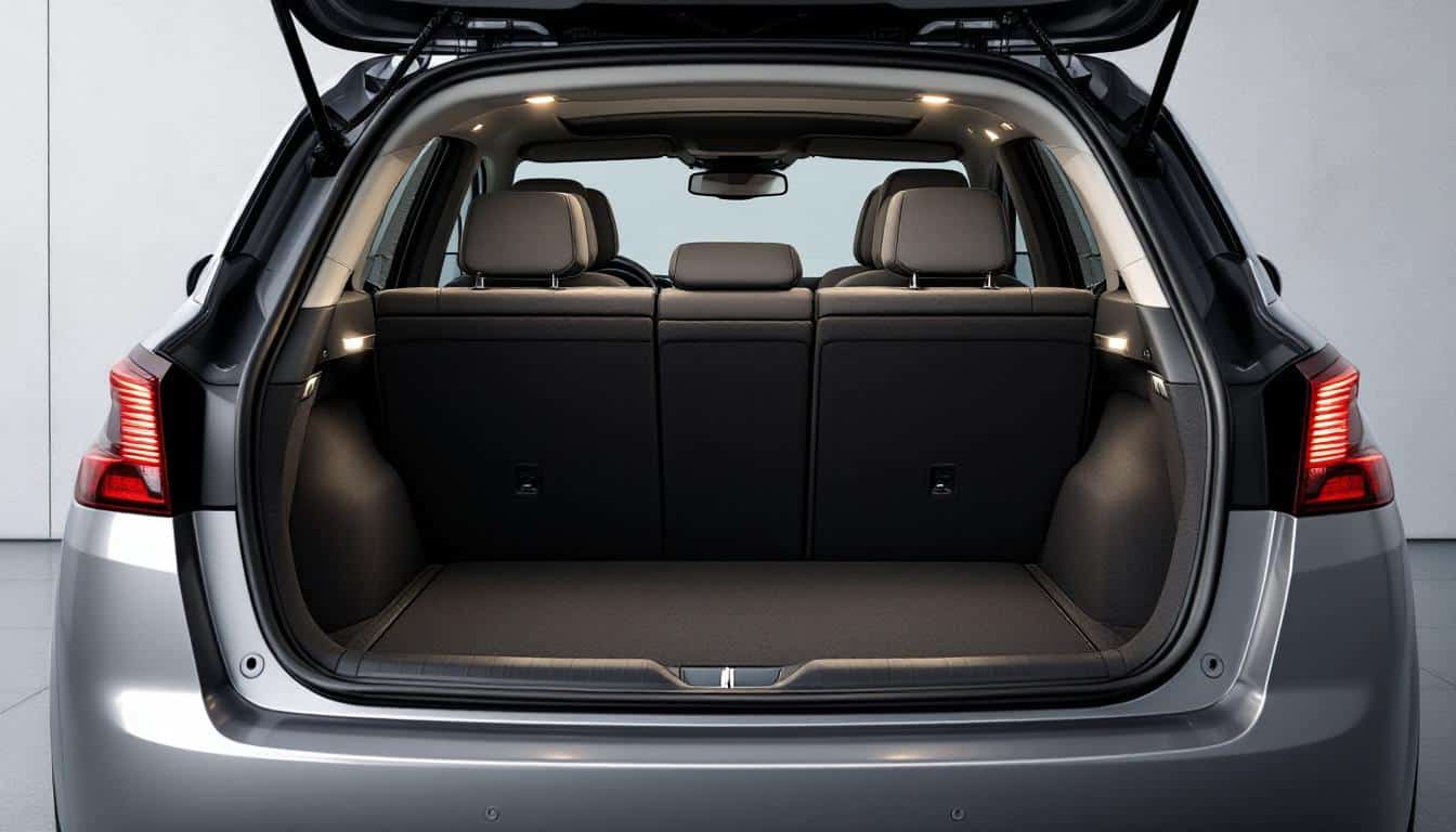 découvrez le volume du coffre de la peugeot 308 avec ses capacités et dimensions détaillées pour optimiser votre espace de chargement.